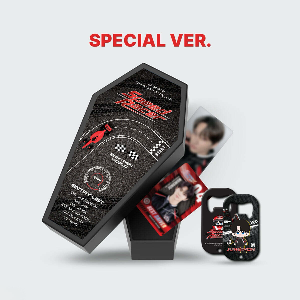ENHYPEN - ENHYPEN WORLD COUPON CARD COLLECTION SPEED RACER SPECIAL VER.