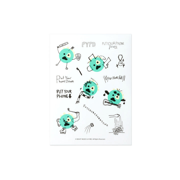 CORTIS - WORLD TOUR PUT YOUR PHONE DOWN OFFICIAL MERCH CORTIS BALL STICKER SET
