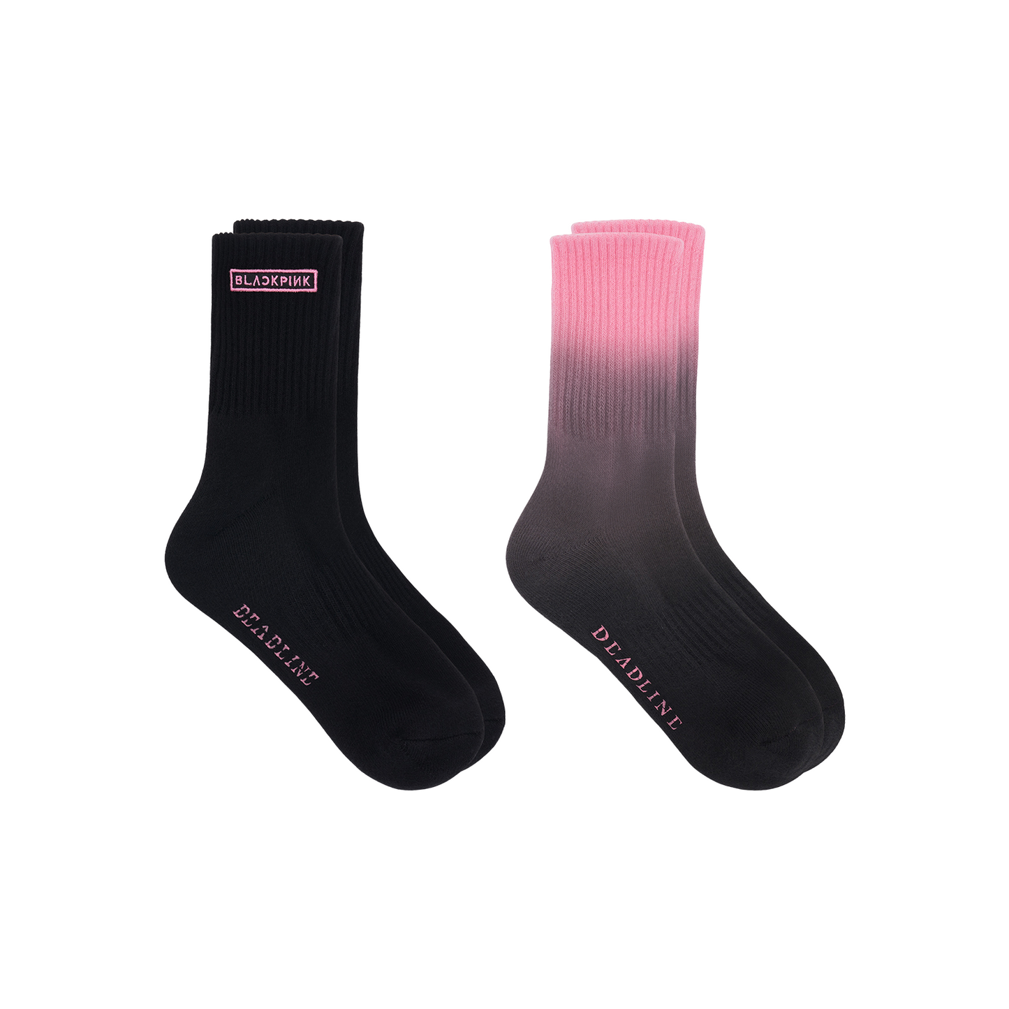 BLACKPINK - WORLD TOUR DEADLINE OFFICIAL MERCH BLACKPINK SOCKS (2SET)
