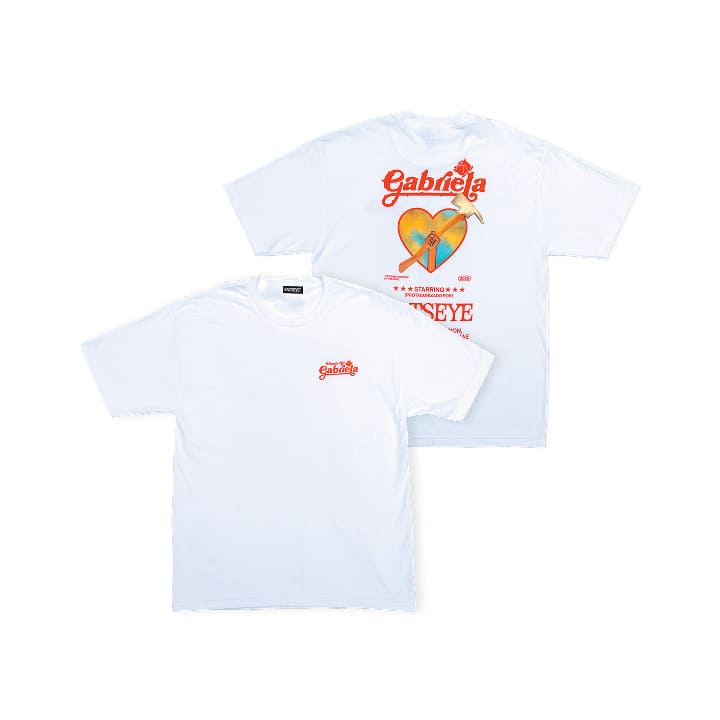 KATSEYE Gabriela Official MD S/S T-Shirt (White)