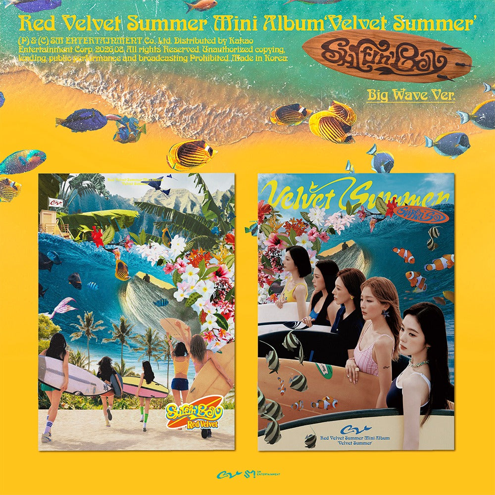 RED VELVET - SUMMER MINI ALBUM VELVET SUMMER (BIG WAVE VER.)