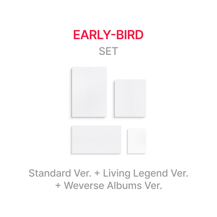 BTS - 5TH FULL ALBUM ARIRANG EARLY BIRD SET (STANDARD VER. SET + LIVING LEGEND VER. + WEVERSE ALBUMS VER.)