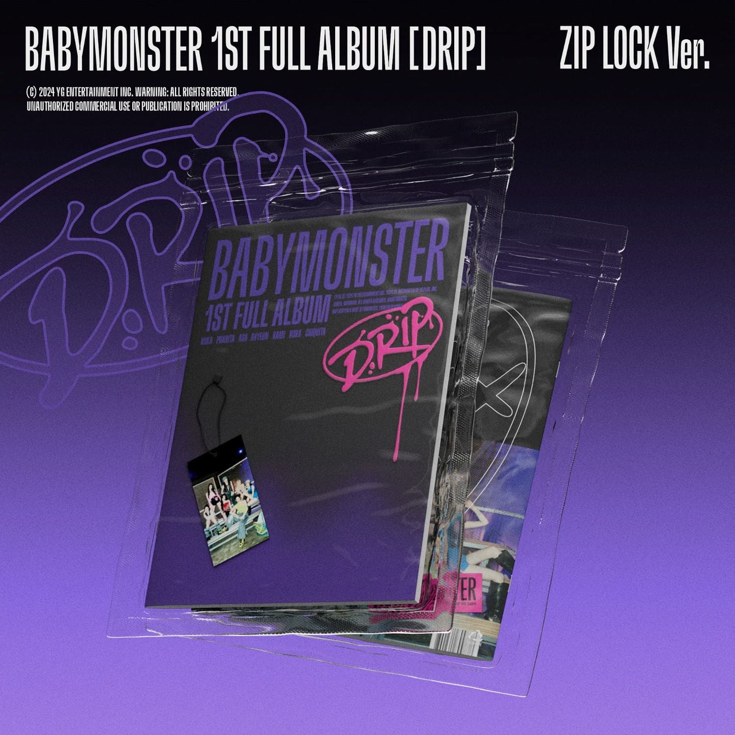 BABYMONSTER - 1ST FULL ALBUM DRIP ZIP LOCK VER.
