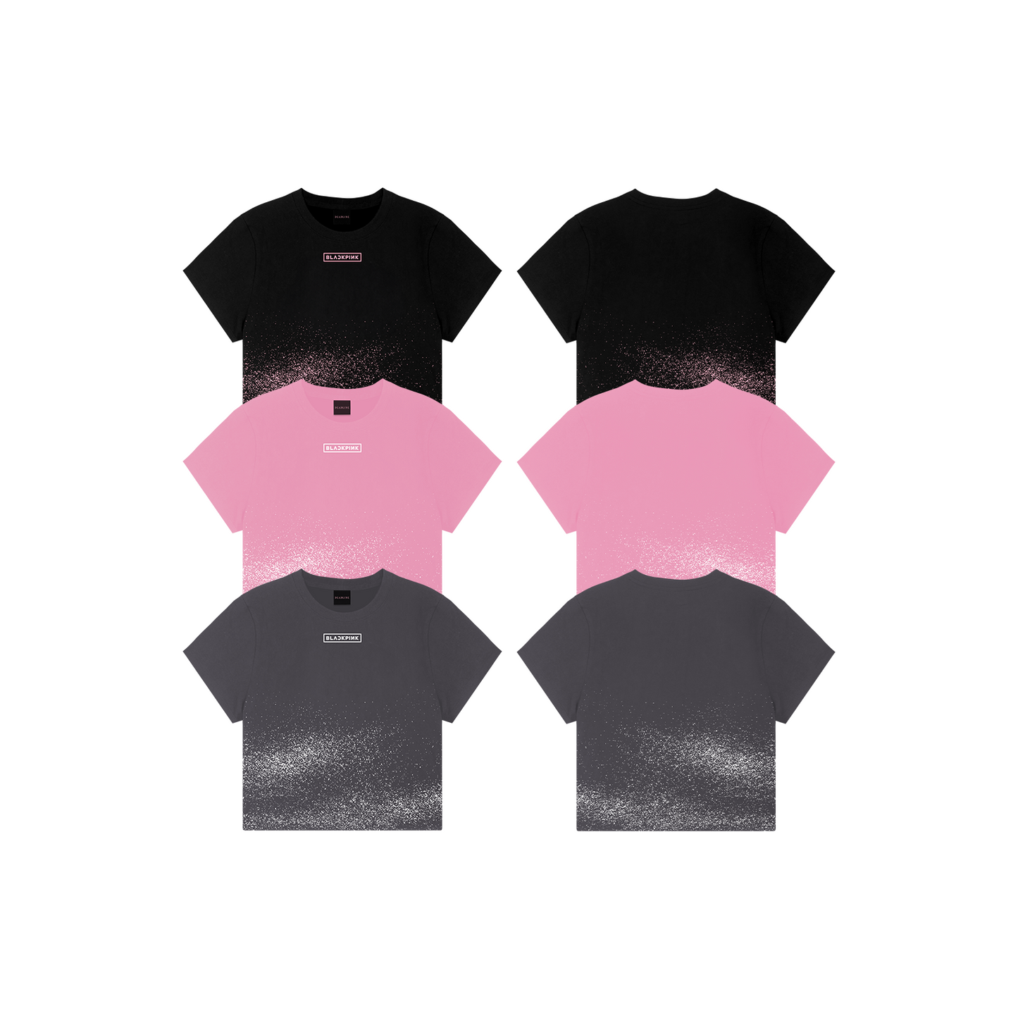 BLACKPINK - WORLD TOUR DEADLINE OFFICIAL MERCH BLACKPINK LOGO CROP TEE