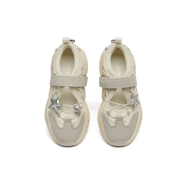 ILLIT - ILLIT X ROCKFISH WEATHERWEAR OFFICIAL MERCH BRYN VELCRO SNEAKERS V2 (CREAM)