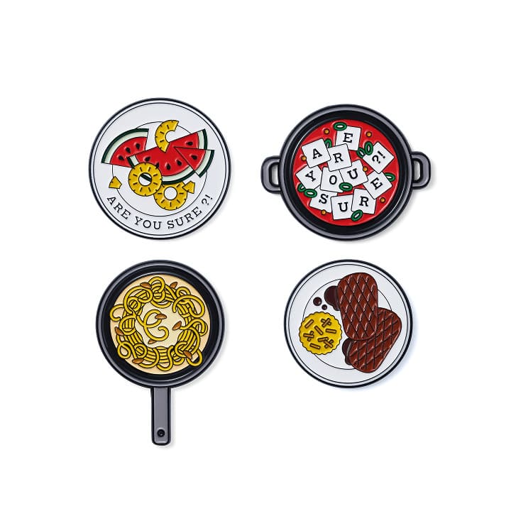 BTS - JIMIN X JUNG KOOK ARE YOU SURE?! SEASON2 OFFICIAL MERCH FOOD MAGNET SET