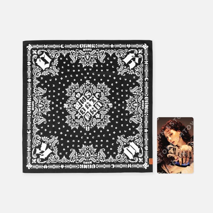 AESPA - DIRTY WORK OFFICIAL MERCH BANDANA SET
