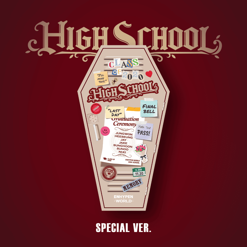 ENHYPEN - ENHYPEN WORLD COUPON CARD COLLECTION HIGH SCHOOL SPECIAL VER.
