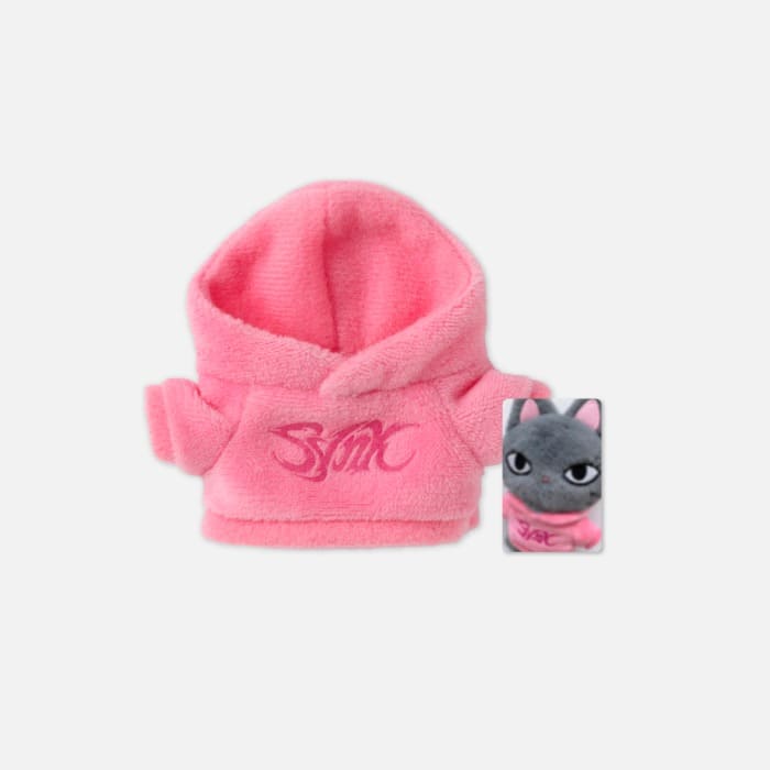 AESPA - 2024-25 AESPA LIVE TOUR - SYNK : PARALLEL LINE-ENCORE OFFICIAL MERCH DOLL PINK HOODIE SET