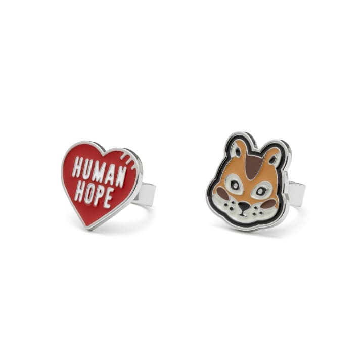 BTS J-HOPE X HUMAN MADE - HUMAN HOPE OFFICIAL MERCH RING SET