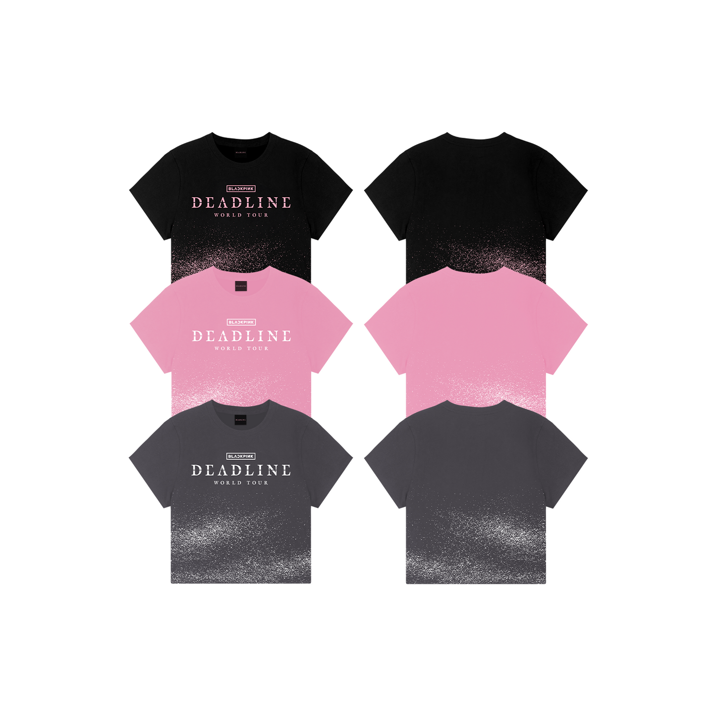 BLACKPINK - WORLD TOUR DEADLINE OFFICIAL MERCH BLACKPINK TOUR CROP TEE