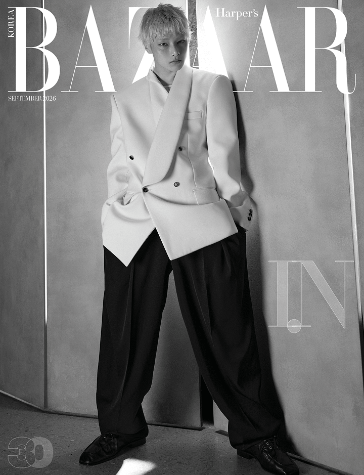 STRAY KIDS I.N - HARPER'S BAZAAR KOREA MAGAZINE 2026 SEPTEMBER ISSUE A TYPE (I.N COVER)