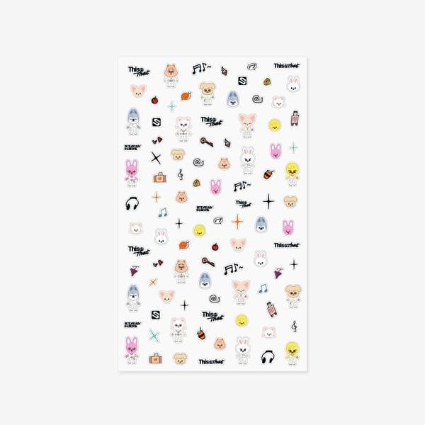 STRAY KIDS - THIS & THAT OFFICIAL MERCH SKZOO MICRO STICKER