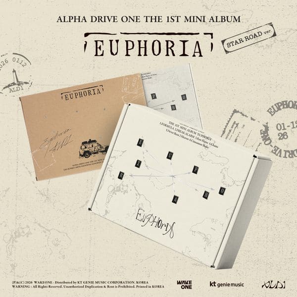 ALPHA DRIVE ONE - 1ST MINI ALBUM EUPHORIA (STAR ROAD VER.)