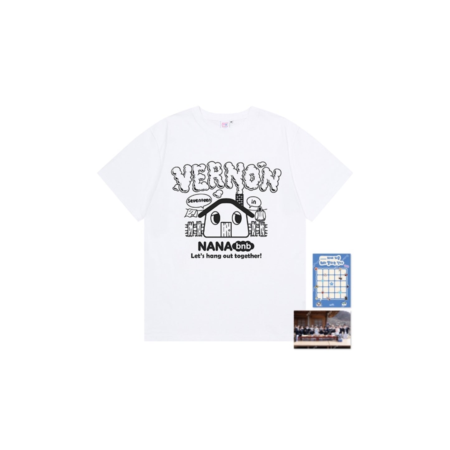 SEVENTEEN - NANA BNB WITH SEVENTEEN OFFICIAL MERCH T-SHIRT VERNON
