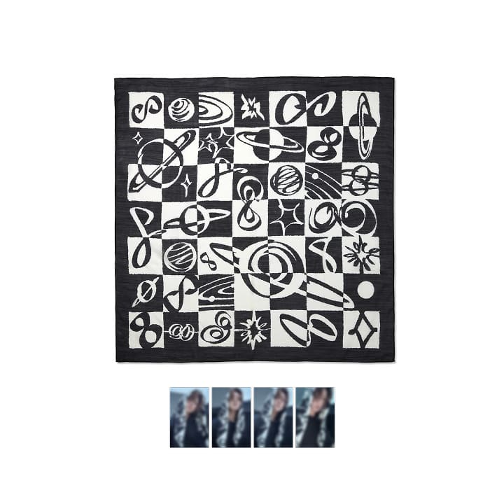 SEVENTEEN - HAPPY BIRTH DAY OFFICIAL MERCH HAPPY THE 8 DAY SCARF-8 STARS