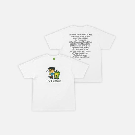 NCT 127 MARK - THE FIRSTFRUIT OFFICIAL MERCH TIMETABLE T-SHIRT