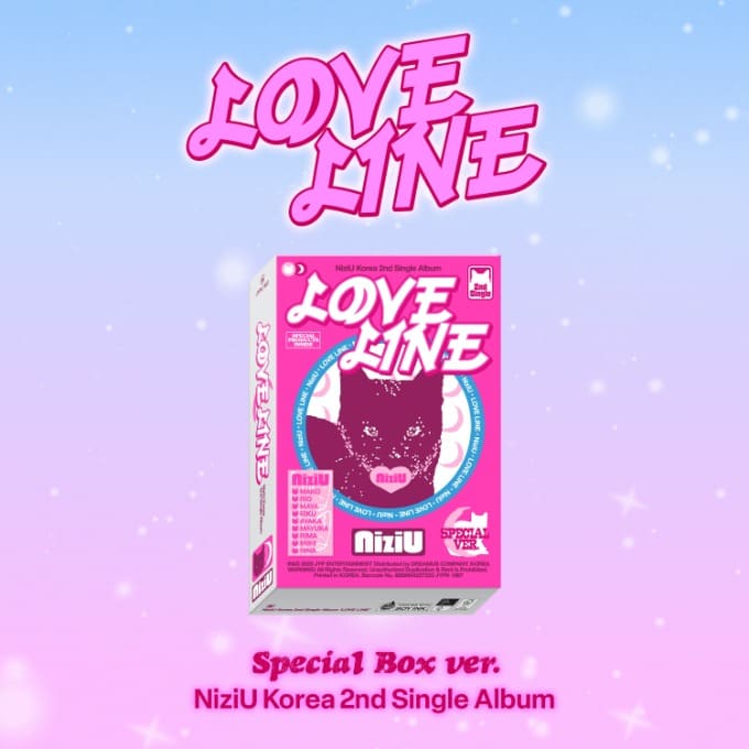NIZIU - 2ND KOREA SINGLE ALBUM LOVE LINE (SPECIAL BOX VER.)