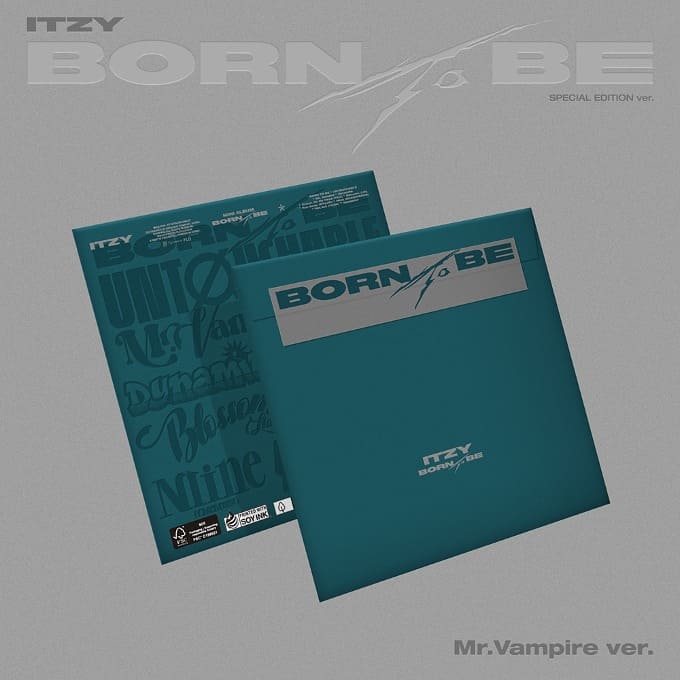 ITZY - 8TH MINI ALBUM BORN TO BE (MR. VAMPIRE VER.)