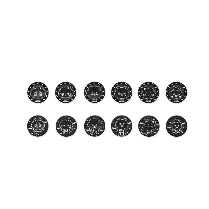 ENHYPEN - SPOOKY ENCHIN OFFICIAL MERCH GLOW STICKER ROLL (MIDNIGHT)