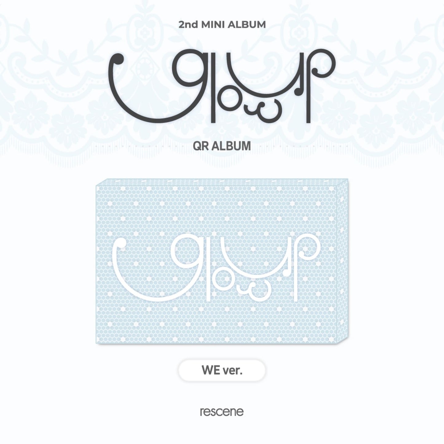 RESCENE - 2ND MINI ALBUM GLOW UP (QR VER.)