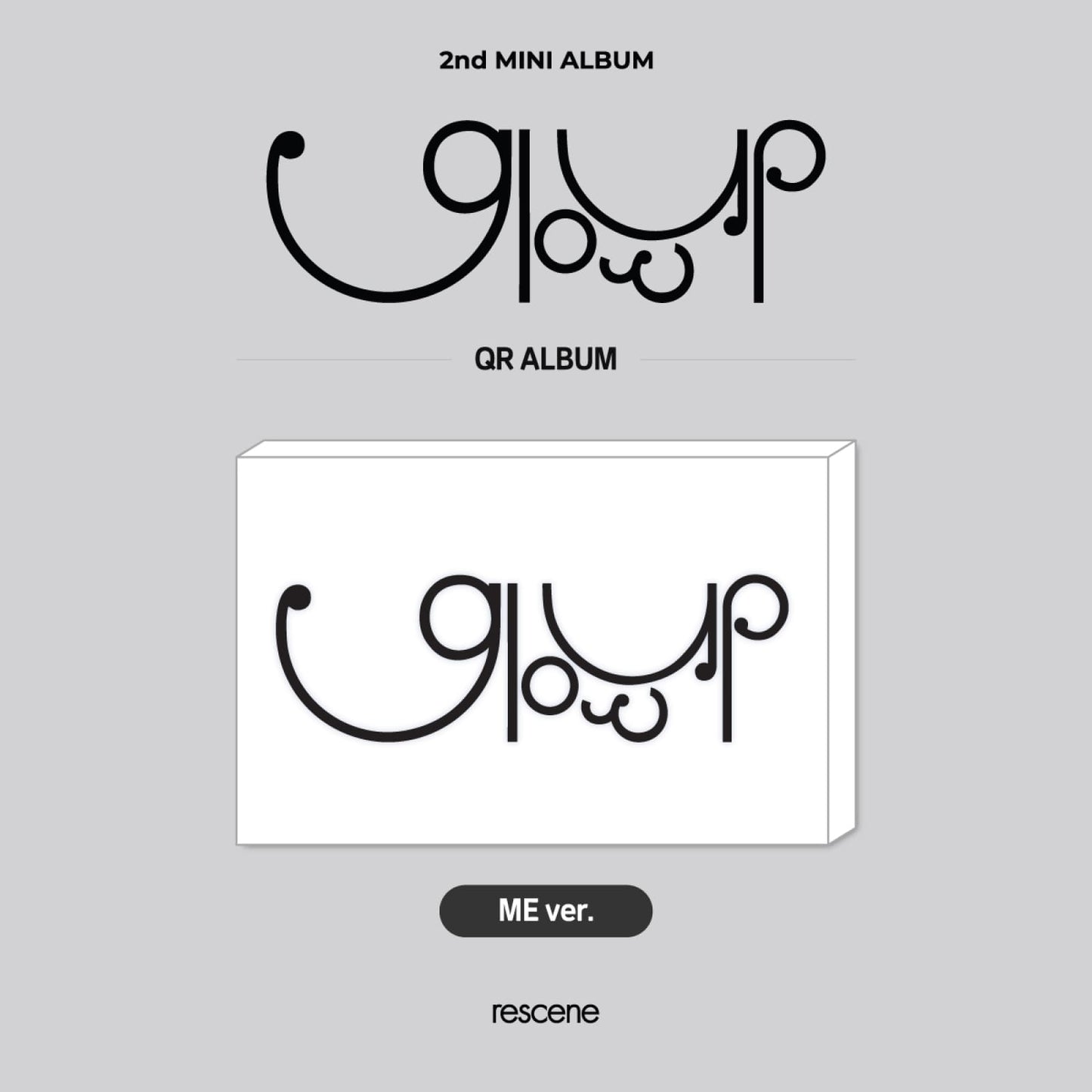 RESCENE - 2ND MINI ALBUM GLOW UP (QR VER.)