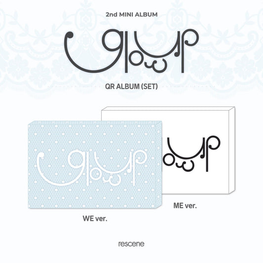 RESCENE - 2ND MINI ALBUM GLOW UP (QR VER.)