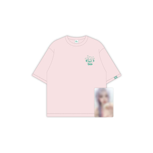 I-DLE YUQI - MOTIVATION POP-UP OFFICIAL MERCH T-SHIRTS (PINK VER.)