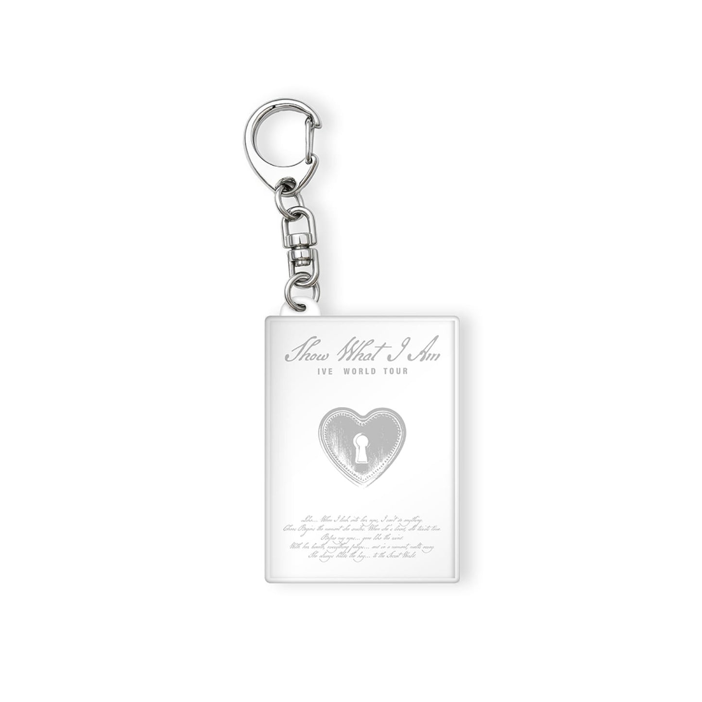 IVE - IVE WORLD TOUR SHOW WHAT I AM OFFICIAL MERCH MINI BOOK KEYRING