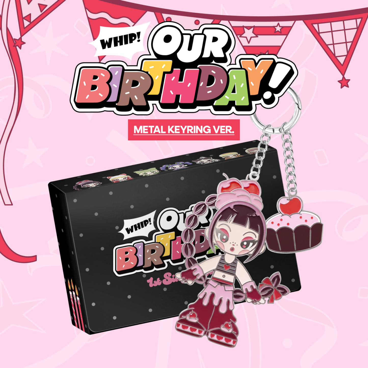 OURBIRTHDAY - 1ST SINGLE ALBUM OUR BIRTHDAY METAL KEYRING VER.