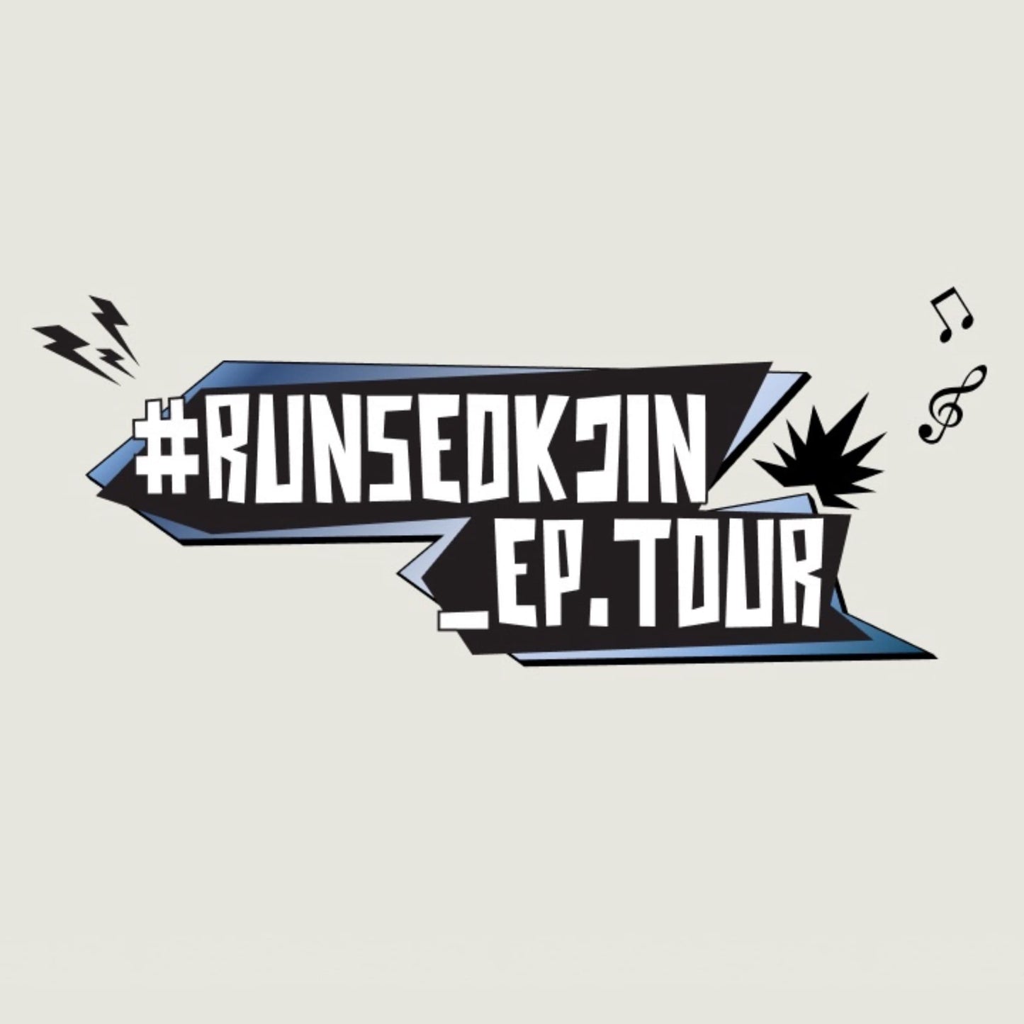 BTS JIN - RUNSEOKJIN OFFICIAL MERCH FABRIC POSTER