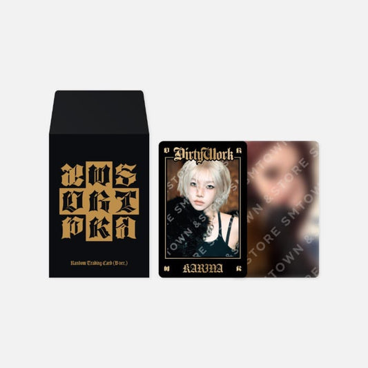 AESPA - DIRTY WORK OFFICIAL MERCH RANDOM TRADING CARD SET B
