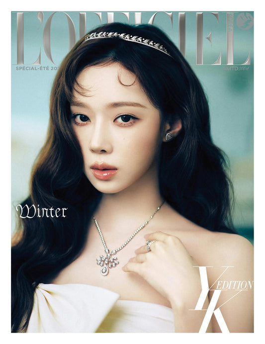 aespa WINTER L'officiel Korea Magazine 2025 Summer Special Issue B Cover (Winter Cover)
