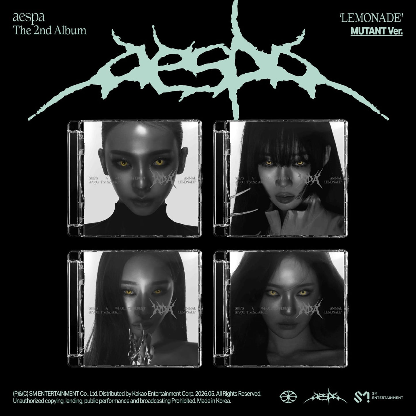 AESPA - 2ND FULL ALBUM LEMONADE (MUTANT VER.)