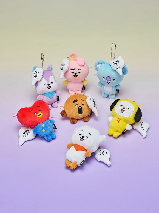 BT21 - TODAY’S MOOD DRAINED PLUSH KEYRING