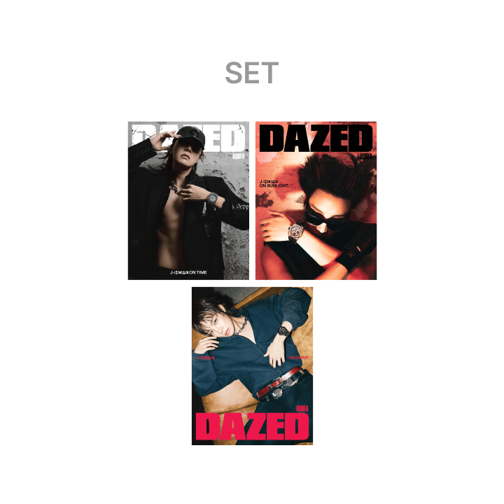 BTS J-HOPE - DAZED KOREA MAGAZINE 2026 AUGUST ISSUE SET (A+B+C TYPE)