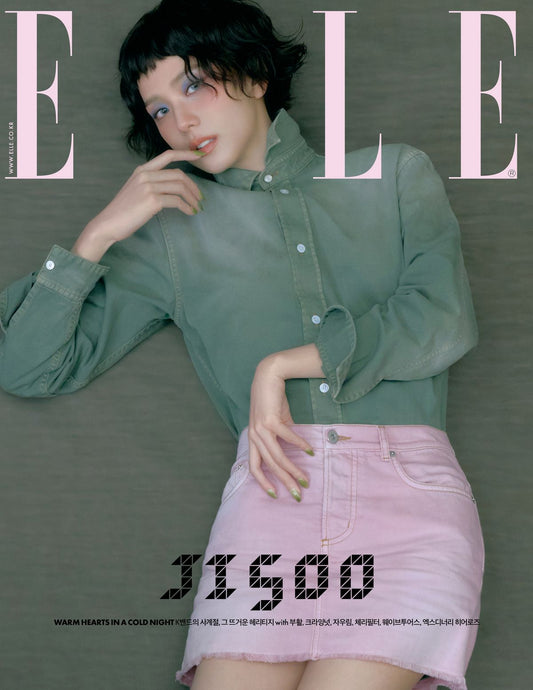 BLACKPINK JISOO - ELLE KOREA MAGAZINE 2025 DECEMBER ISSUE C TYPE (JISOO COVER)