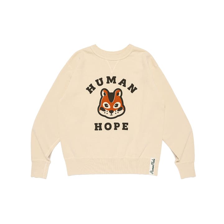 BTS J-HOPE X HUMAN MADE - HUMAN HOPE OFFICIAL MERCH SWEATSHIRT