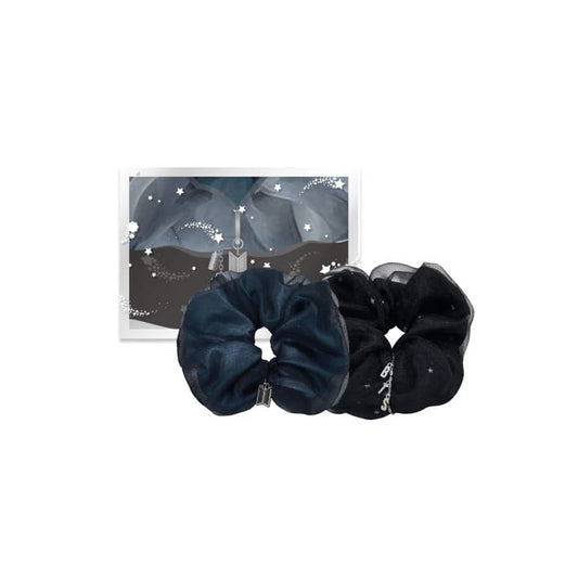 BTS - 2025 BTS FESTA X WEVERSE OFFICIAL MERCH ORGANZA SCRUNCHIE SET FOR MIDNIGHT