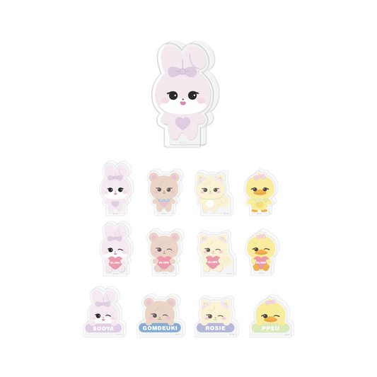BLACKPINK - WORLD TOUR DEADLINE OFFICIAL MERCH BLACKPINK CHARACTER RANDOM MINI ACRYLIC STAND