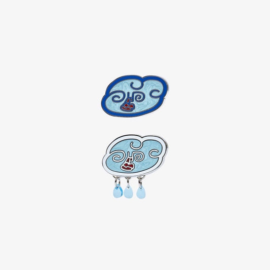 BTS - ARTIST MADE COLLECTION BY BTS OFFICIAL MERCH V BROOCH SET (CLOUD DROPS)