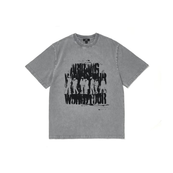 BTS - WORLD TOUR ARIRANG OFFICIAL MERCH S/S PHOTO T-SHIRT (GRAY)