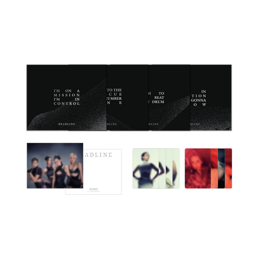 BLACKPINK - DEADLINE OFFICIAL MERCH BLACKPINK LYRICS CARD + PHOTOCARD SET
