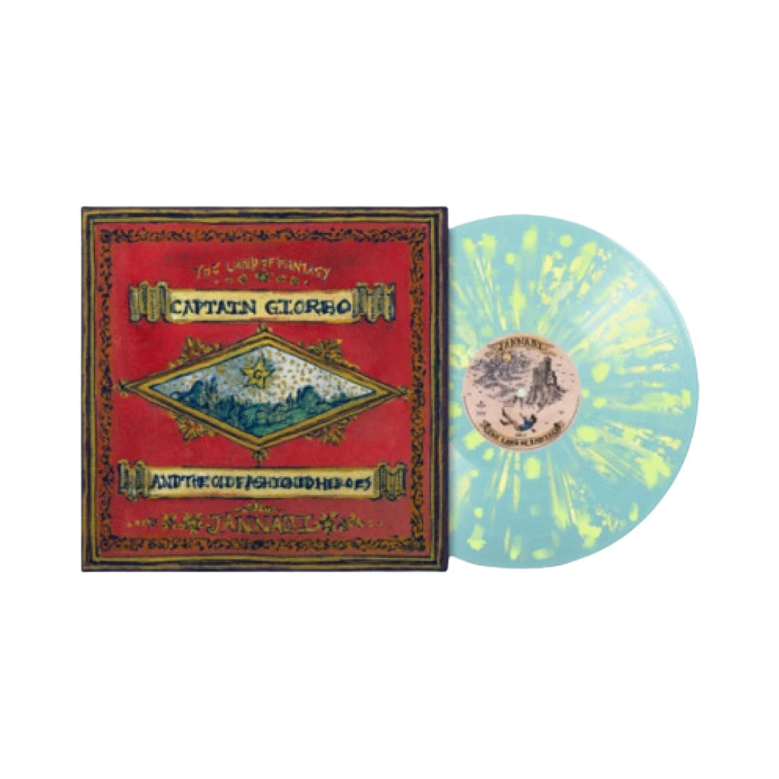 JANNABI - 3RD FULL ALBUM THE LAND OF FANTASY 환상의 나라 LP (CLEAR BLUE & YELLOW SPLATTER MIX)