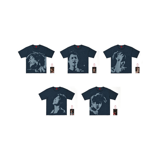 CORTIS - WORLD TOUR PUT YOUR PHONE DOWN OFFICIAL MERCH PHOTO T-SHIRT (NAVY)