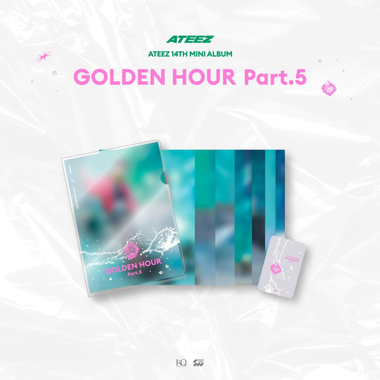 ATEEZ - 14TH MINI ALBUM GOLDEN HOUR : PART.5 POP-UP STORE OFFICIAL MERCH L-HOLDER PHOTO SET