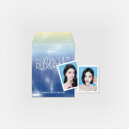 RED VELVET - FAN CONCERT A DAY IN RED & VELVET OFFICIAL MERCH RANDOM ID PHOTO SET
