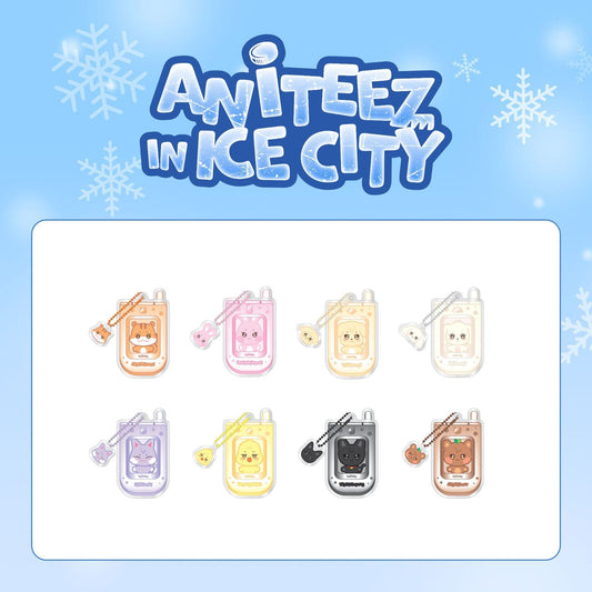 ATEEZ - ANITEEZ IN ICE CITY OFFICIAL MERCH PHONE KEYRING