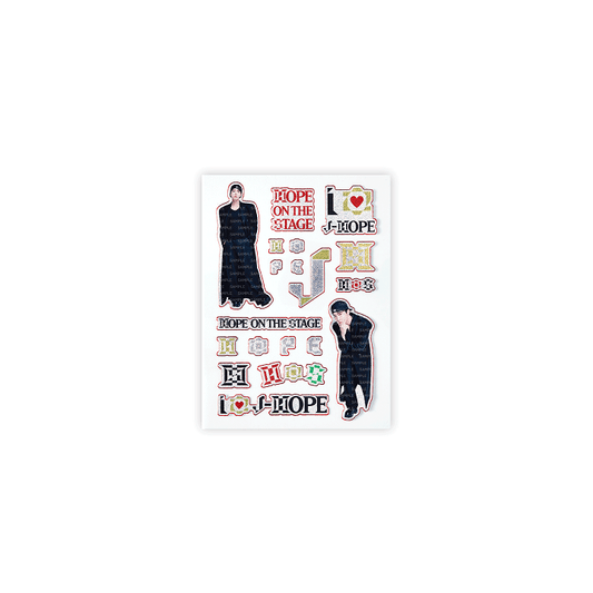 BTS J-HOPE - HOPE ON THE STAGE OFFICIAL MERCH STICKER SET