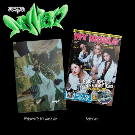 AESPA - 3RD MINI ALBUM MY WORLD ZINE VER.